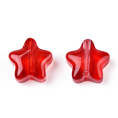 Transparent Glass Beads GLAA-F112-02B-1-1