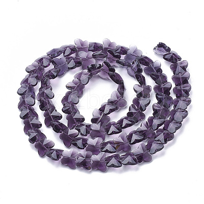 Transparent Glass Beads GLAA-Q066-10mm-B03-1