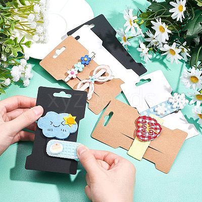 Cardboard Paper Hair Clip Display Cards CDIS-NB0001-04-1