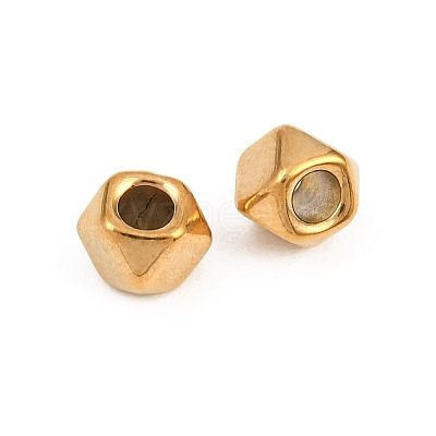 Irregular 304 Stainless Steel Beads STAS-D394-03O-G-1