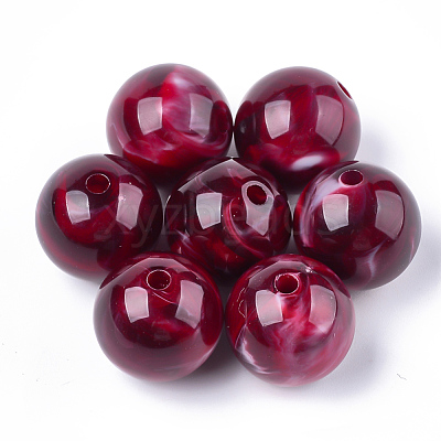 Acrylic Beads OACR-T008-11C-01-1