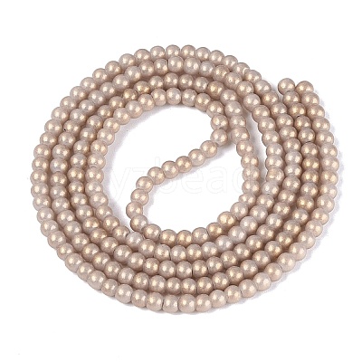 Baking Paint Glass Pearl Beads Strands DGLA-ZX001-05B-15-1