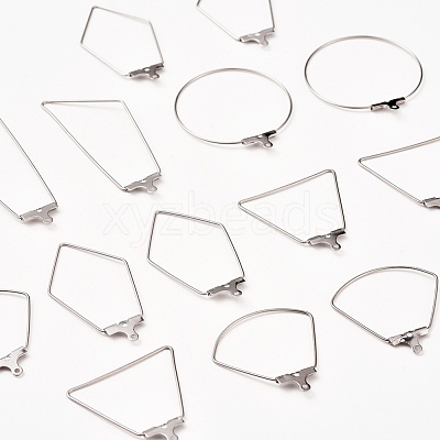 Tarnish Resistant 304 Stainless Steel Wire Pendants STAS-X0017-15P-1