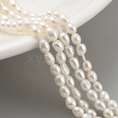 Natural Cultured Freshwater Pearl Beads Strands PEAR-P062-03C-1