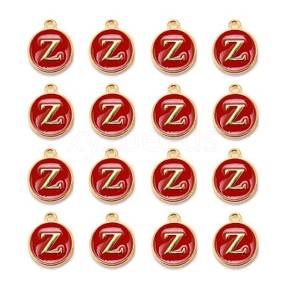Golden Plated Alloy Enamel Charms X-ENAM-S118-03Z-1
