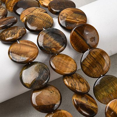 Natural Tiger Eye Beads Strands G-K366-D05-03-1