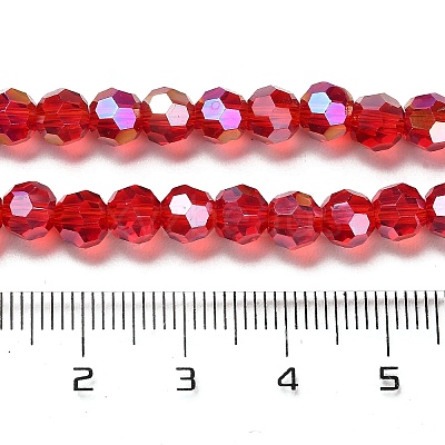 Transparent Glass Beads EGLA-A035-T6mm-B07-1