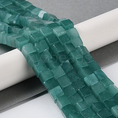 Natural Dyed White Jade Beads Strands G-Q008-C01-01B-1