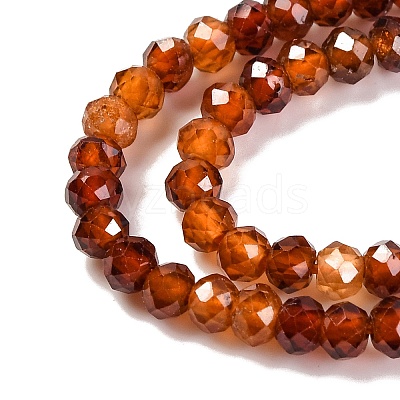 Natural Garnet Beads Strands G-F770-D03-02-1