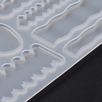 DIY Irregular Shape Cabochon Silicone Molds for Hair Clips DIY-L069-01B-1