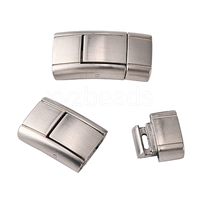 Tarnish Resistant 304 Stainless Steel Bayonet Clasps STAS-G143-34P-1