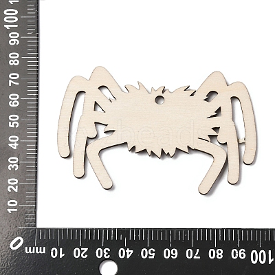 Halloween Printed Wooden Big Pendants WOOD-I016-01A-1