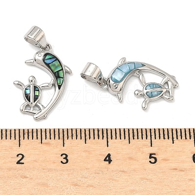 Brass Enamel Pendants KK-H534-01A-P-1