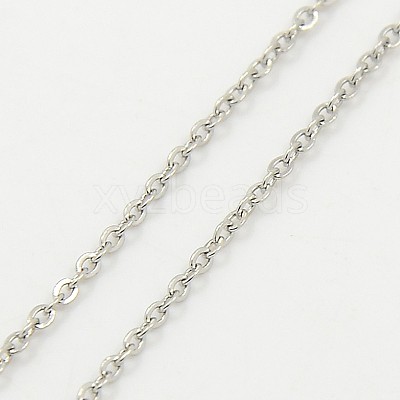 Tarnish Resistant 304 Stainless Steel Necklaces STAS-D022-01-1