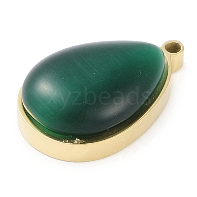 Cat Eye Pendants STAS-P366-44G-1