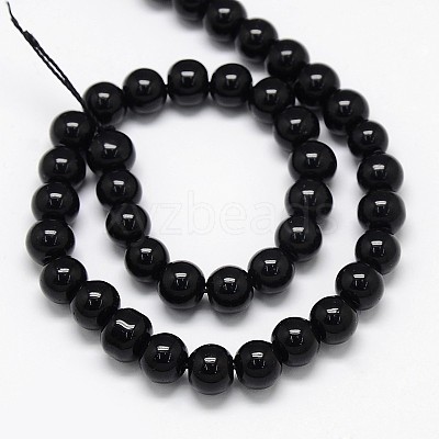 Crystal Glass Round Beads Strands EGLA-F037-8mm-B03-1