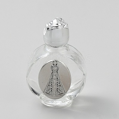 Glass Empty Holy Water Bottles for Religious AJEW-WH0816-225-11AS-1