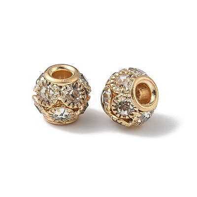 Brass Rhinestone Beads KK-A267-03B-01KCG-1