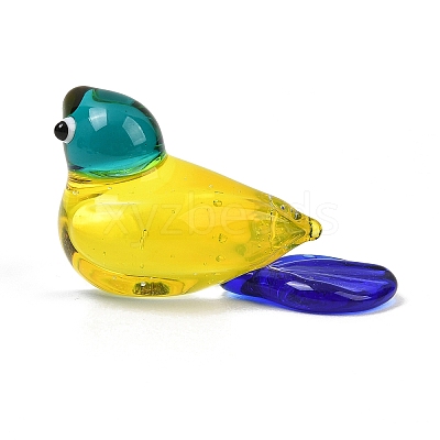 Handmade Lampwork Bird Figurine GL-CBAE714-01-1