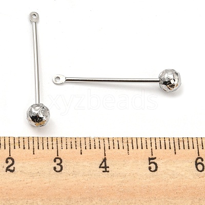Tarnish Resistant 304 Stainless Steel Threaded Ball Eyepin X-STAS-M330-01A-P-1