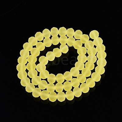 Transparent Glass Beads Strands LS-EGLA-A044-T8mm-MD29-1