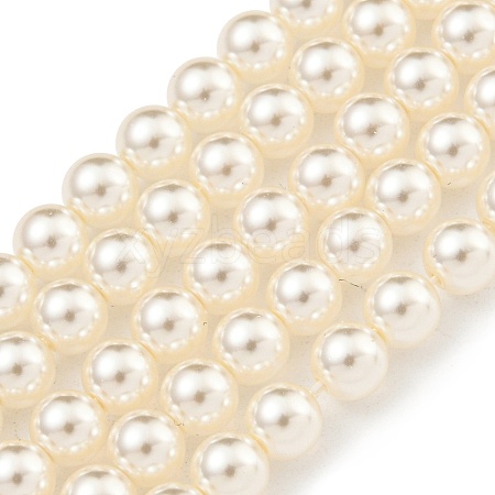 Glass Pearl Beads Strands X-HY-G002-01B-02-1