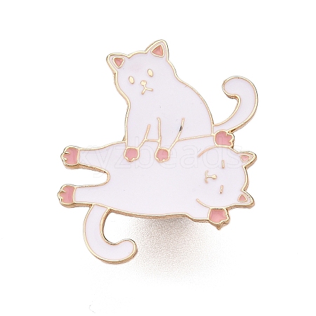 Cat Enamel Pins JEWB-N001-21G-1