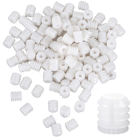 100Pcs PP Plastic Nuts FIND-CP0003-31-1