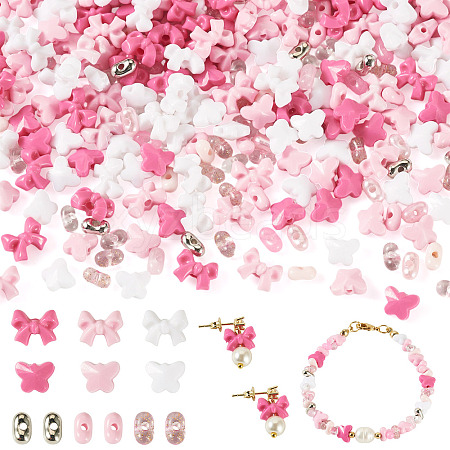 Mixed Styles Acrylic Beads SACR-TA0001-81B-1