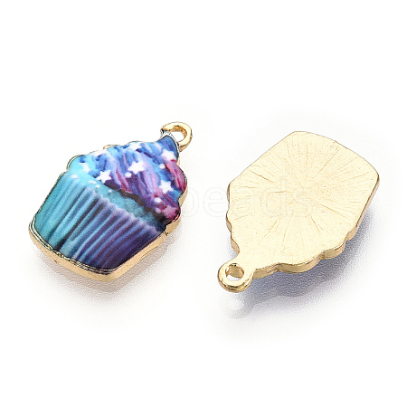 Printed Alloy Pendants ENAM-N056-202E-1