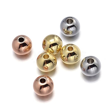 Brass Beads KK-F0317-6mm-01-NR-1