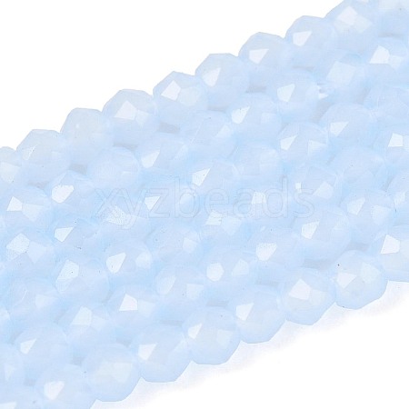 Imitation Jade Glass Beads Strands GLAA-T028-2mm-11F-1
