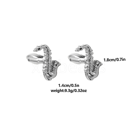 Alloy Cufflinks PW-WG58736-04-1