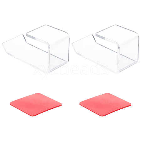 2Pcs Acrylic Headphone Holder Sets ODIS-WH0011-49-1