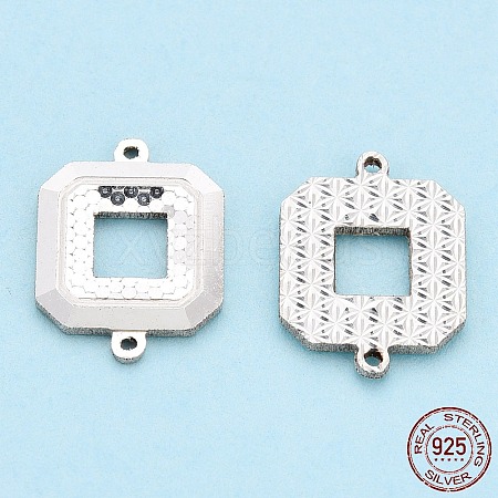 925 Sterling Silver Connector Charms STER-T006-01-1