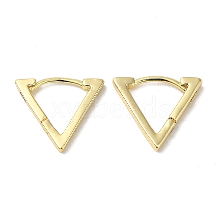 Brass Huggie Hoop Earrings for Women EJEW-C097-08G-04-1