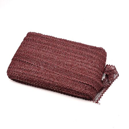 Polyester Rolls Lace Trim OCOR-WH0063-64D-1