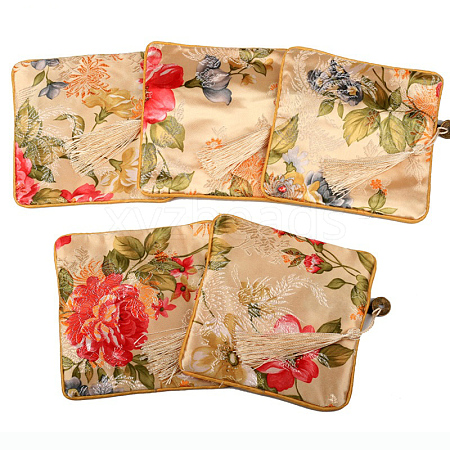 Retro Square Cloth Zipper Pouches CON-PW0001-095I-1