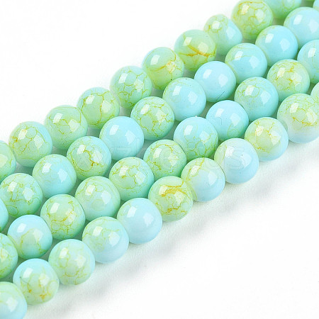 Baking Paint Glass Beads X1-DGLA-N003-4mm-C04-1