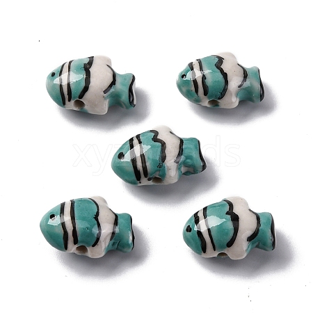 Handmade Porcelain Beads PORC-R002-01E-1