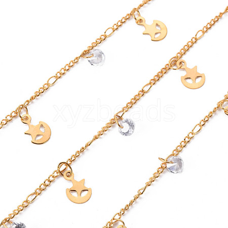 Handmade Brass Curb Chains CHC-S012-038-1