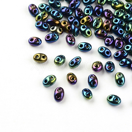 2-Hole Seed Beads GLAA-R159-604-1