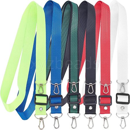  6Pcs 6 Colors Imitation Nylon Mobile Accessories AJEW-NB0003-16-1