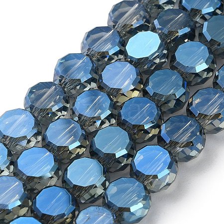 Electroplate Glass Beads Strands EGLA-C010-01A-PL01-1