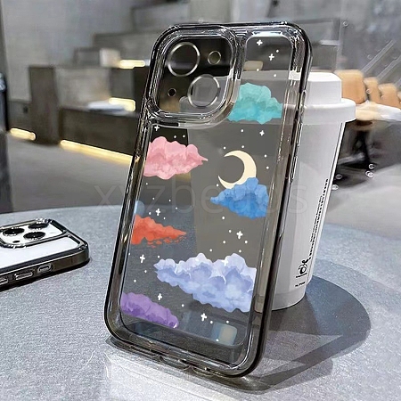 Colorful Clouds TPU Plastic Mobile Phone Cover PW-WGA90A0-04-1