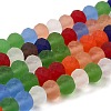 Transparent Glass Beads Strands X-EGLA-A034-M10mm-63-4