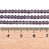 Imitate Austrian Crystal Frosted Glass Beads Strands LS-EGLA-A039-T2mm-MD04-5