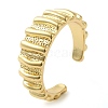 Brass Open Cuff Ring for Women RJEW-Z070-05G-01-1