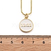 Rack Plating Brass Enamel Pendants Necklaces NJEW-NH0001-05G-5