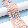 Natural Morganite Beads Strands G-P463-43-2